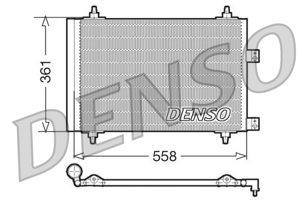 Condensatore, climatizzatore DENSO DCN21016