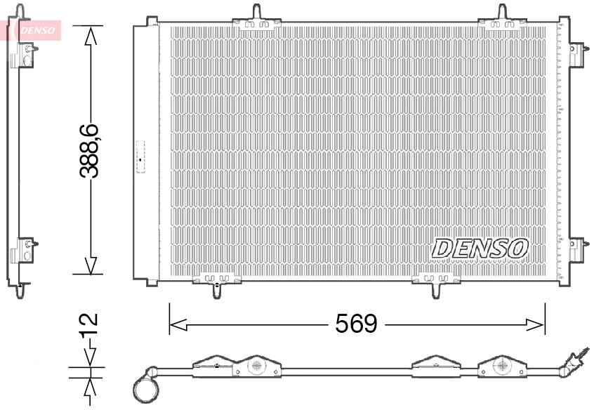 Condensatore, climatizzatore DENSO DCN21030