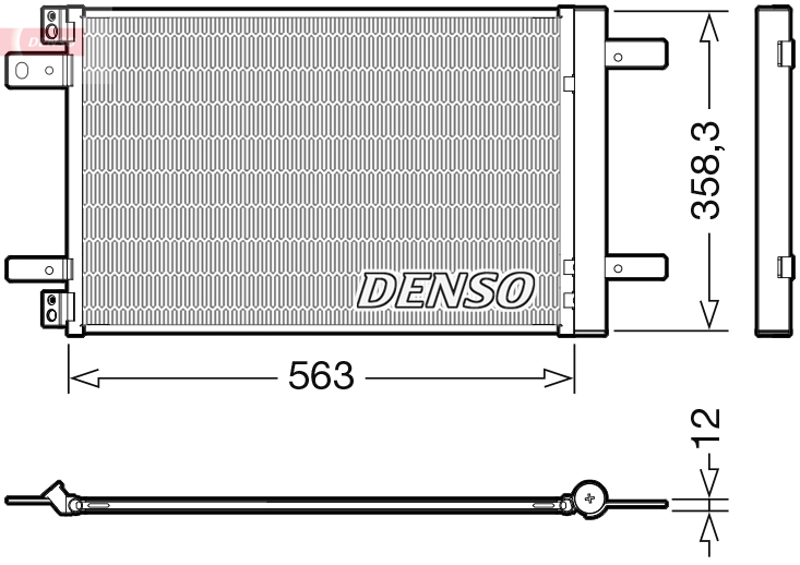 Condensatore, climatizzatore DENSO DCN21032