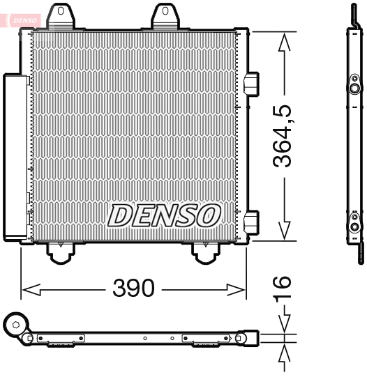 Condensatore, climatizzatore DENSO DCN21033