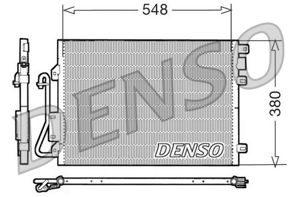 Condensatore, climatizzatore DENSO DCN23008