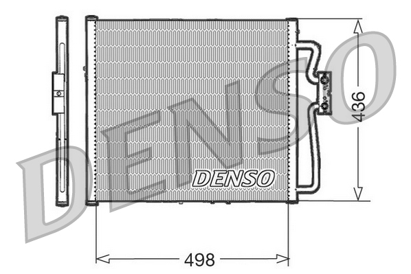 Condensatore, climatizzatore DENSO DCN23009