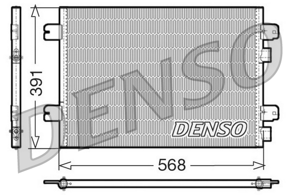 Condensatore, climatizzatore DENSO DCN23011
