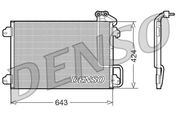 Condensatore, climatizzatore DENSO DCN23013