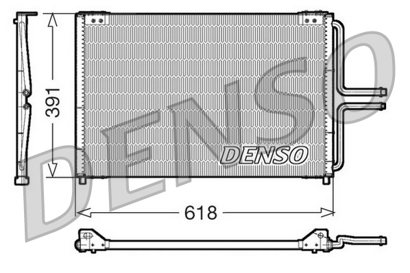 Condensatore, climatizzatore DENSO DCN23020