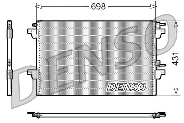 Condensatore, climatizzatore DENSO DCN23021