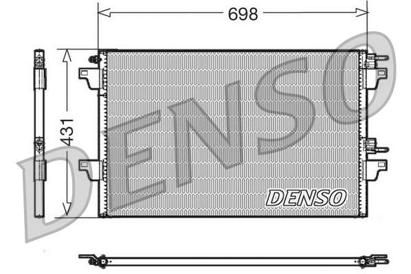 Condensatore, climatizzatore DENSO DCN23022