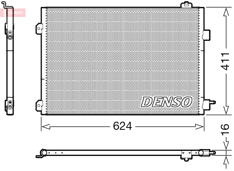Condensatore, climatizzatore DENSO DCN23027
