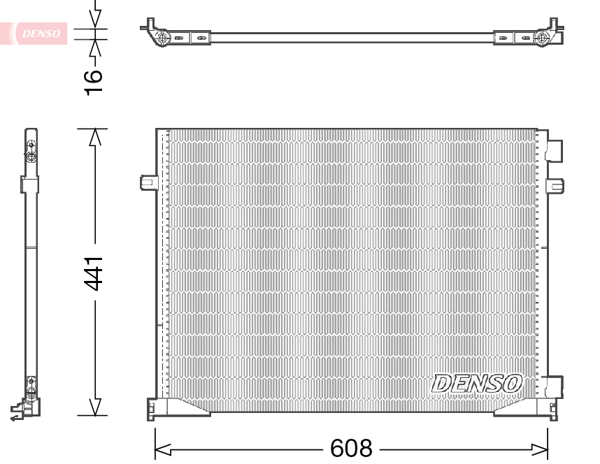 Condensatore, climatizzatore DENSO DCN23035
