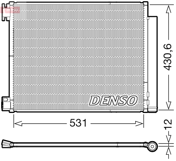 Condensatore, climatizzatore DENSO DCN23039