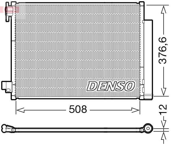 Condensatore, climatizzatore DENSO DCN23052