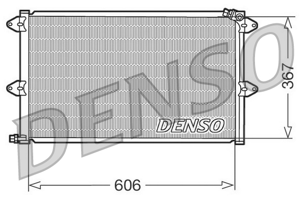 Condensatore, climatizzatore DENSO DCN27001