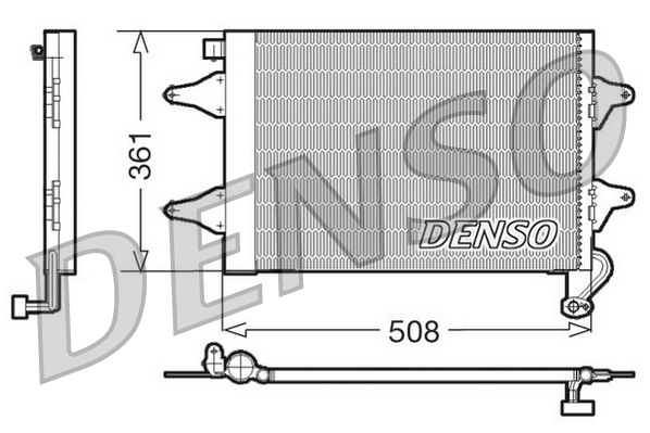 Condensatore, climatizzatore DENSO DCN27004