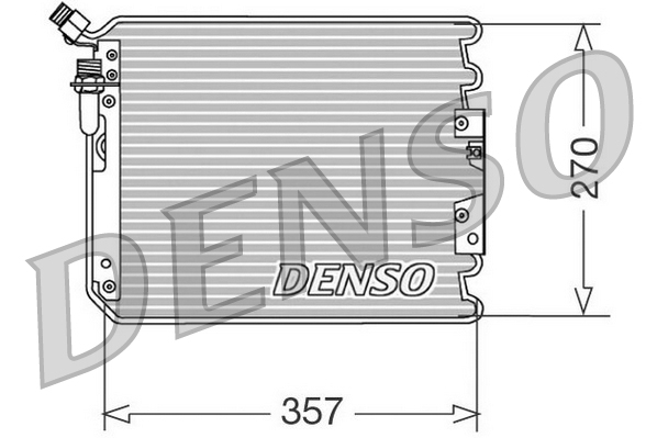 Condensatore, climatizzatore DENSO DCN28001
