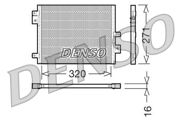 Condensatore, climatizzatore DENSO DCN28002
