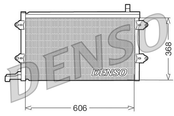 Condensatore, climatizzatore DENSO DCN32003