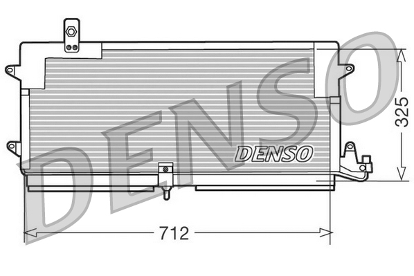 Condensatore, climatizzatore DENSO DCN32004