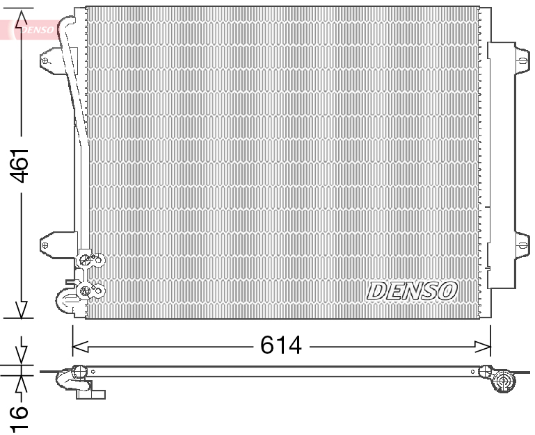 Condensatore, climatizzatore DENSO DCN32011