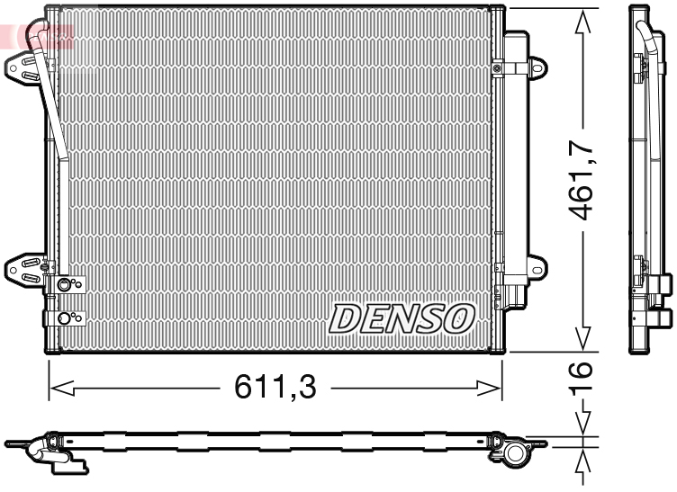 Condensatore, climatizzatore DENSO DCN32012