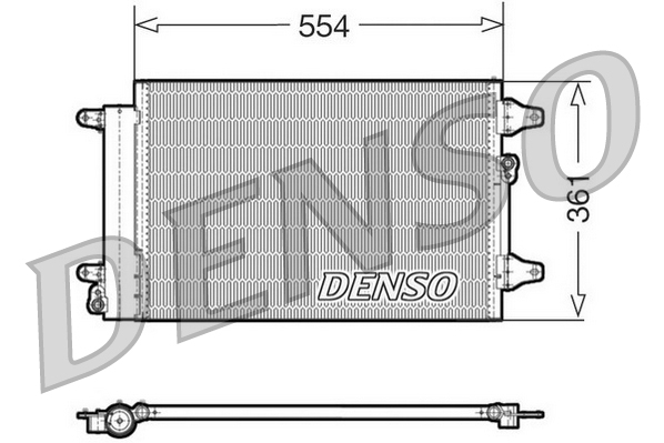 Condensatore, climatizzatore DENSO DCN32015