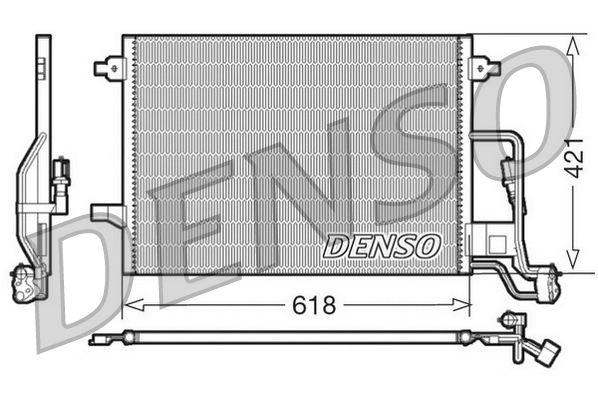 Condensatore, climatizzatore DENSO DCN32018