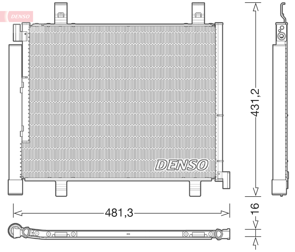 Condensatore, climatizzatore DENSO DCN32023