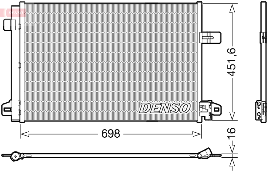 Condensatore, climatizzatore DENSO DCN32028