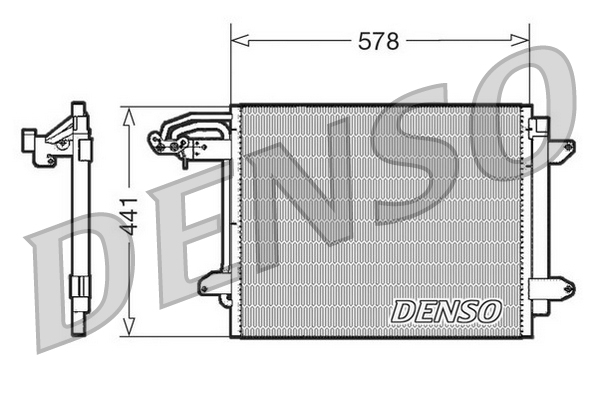 Condensatore, climatizzatore DENSO DCN32030