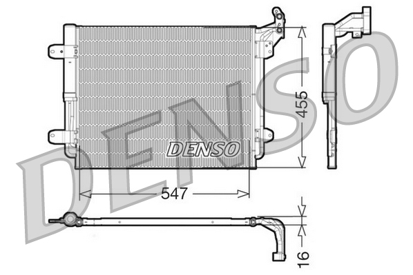Condensatore, climatizzatore DENSO DCN32062