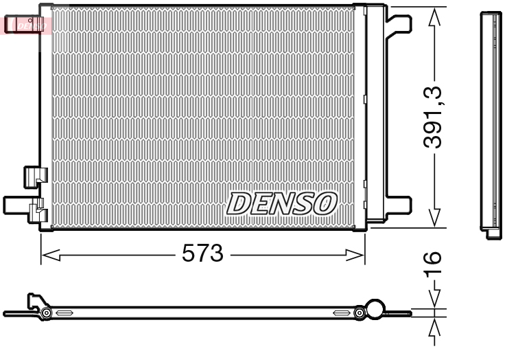 Condensatore, climatizzatore DENSO DCN32066