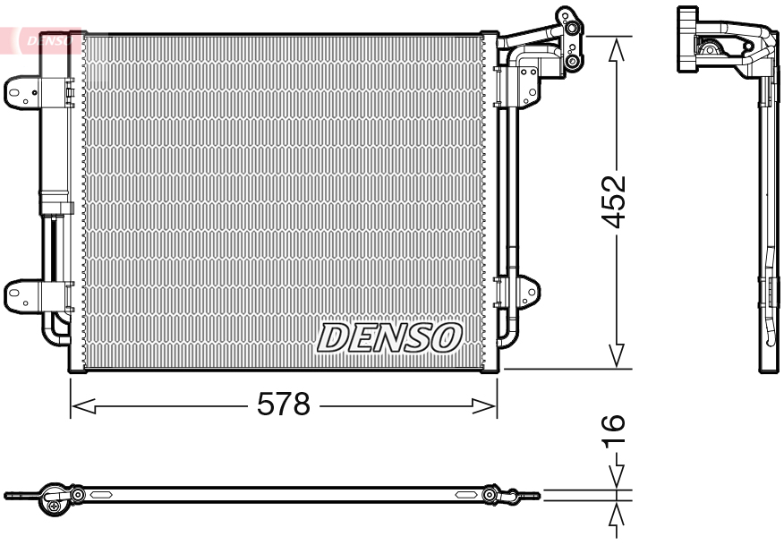 Condensatore, climatizzatore DENSO DCN32067