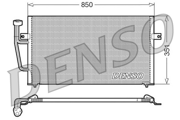 Condensatore, climatizzatore DENSO DCN33007
