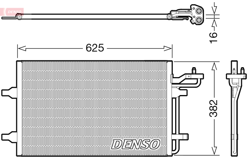 Condensatore, climatizzatore DENSO DCN33009