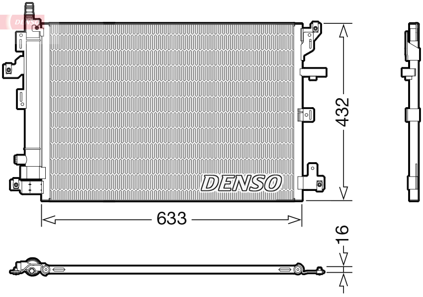 Condensatore, climatizzatore DENSO DCN33012