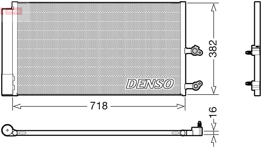 Condensatore, climatizzatore DENSO DCN33014