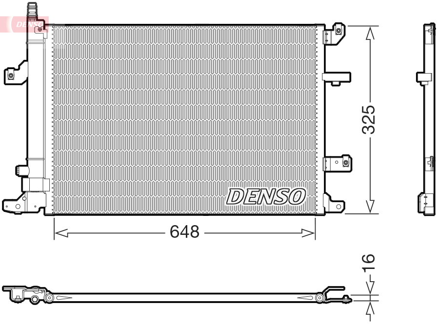 Condensatore, climatizzatore DENSO DCN33017