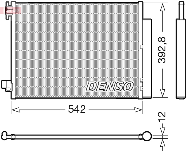 Condensatore, climatizzatore DENSO DCN37004