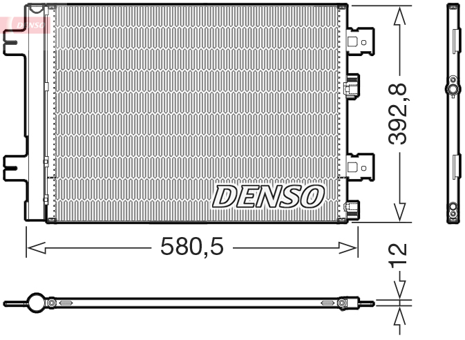 Condensatore, climatizzatore DENSO DCN37005