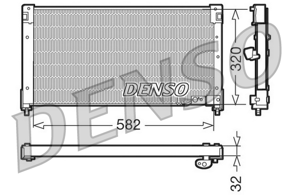 Condensatore, climatizzatore DENSO DCN40001