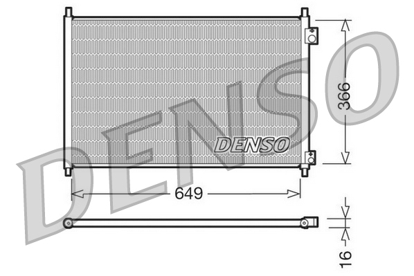 Condensatore, climatizzatore DENSO DCN40006
