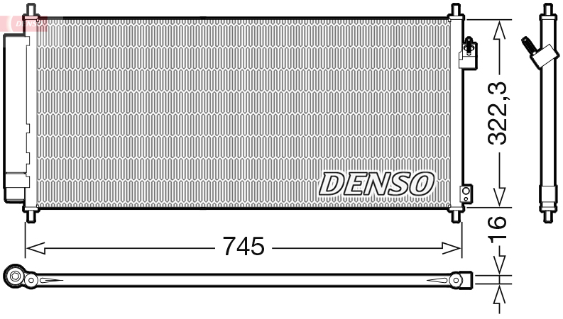 Condensatore, climatizzatore DENSO DCN40026