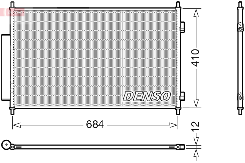 Condensatore, climatizzatore DENSO DCN40027