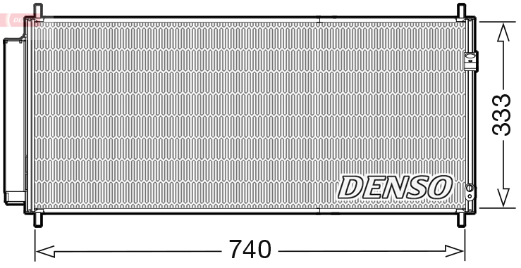 Condensatore, climatizzatore DENSO DCN40030
