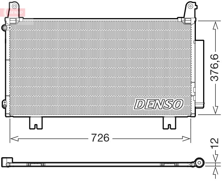 Condensatore, climatizzatore DENSO DCN40034