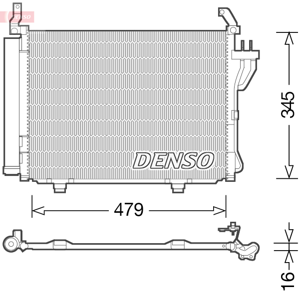 Condensatore, climatizzatore DENSO DCN41002