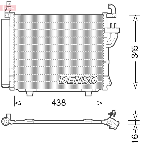 Condensatore, climatizzatore DENSO DCN41003