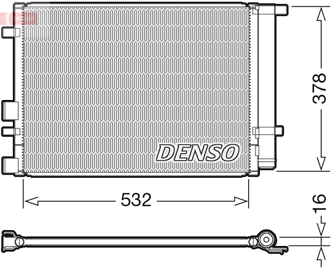 Condensatore, climatizzatore DENSO DCN41005