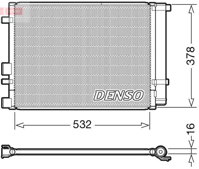 Condensatore, climatizzatore DENSO DCN41006