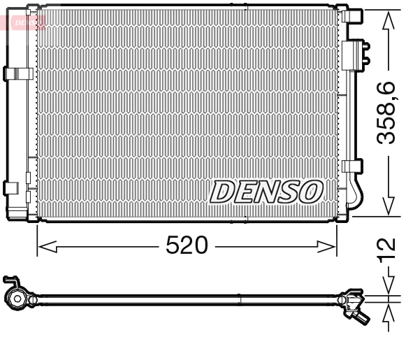 Condensatore, climatizzatore DENSO DCN41011