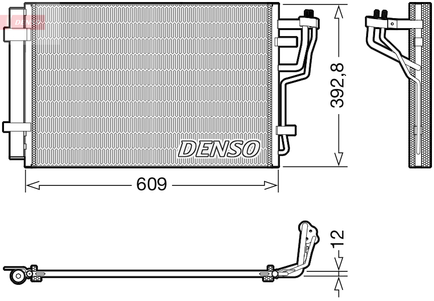 Condensatore, climatizzatore DENSO DCN41013